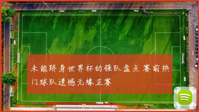 未能跻身世界杯的强队盘点 赛前热门球队遗憾无缘正赛